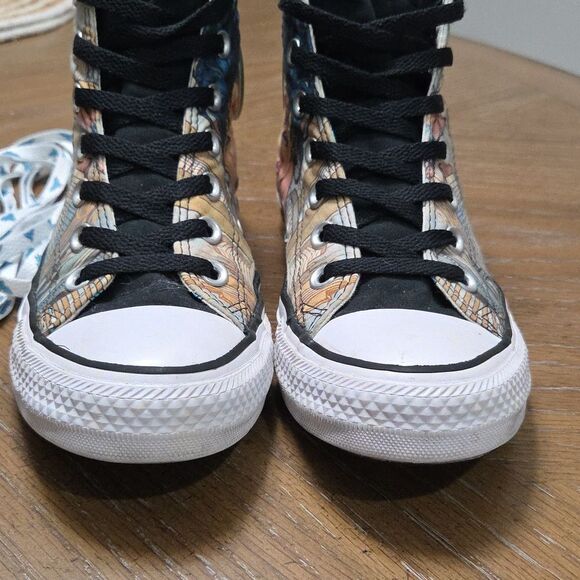 Converse Wonder Woman Limited Edition DC Colab Chuck Taylor high top shoes 7W/5M - Picture 2 of 11